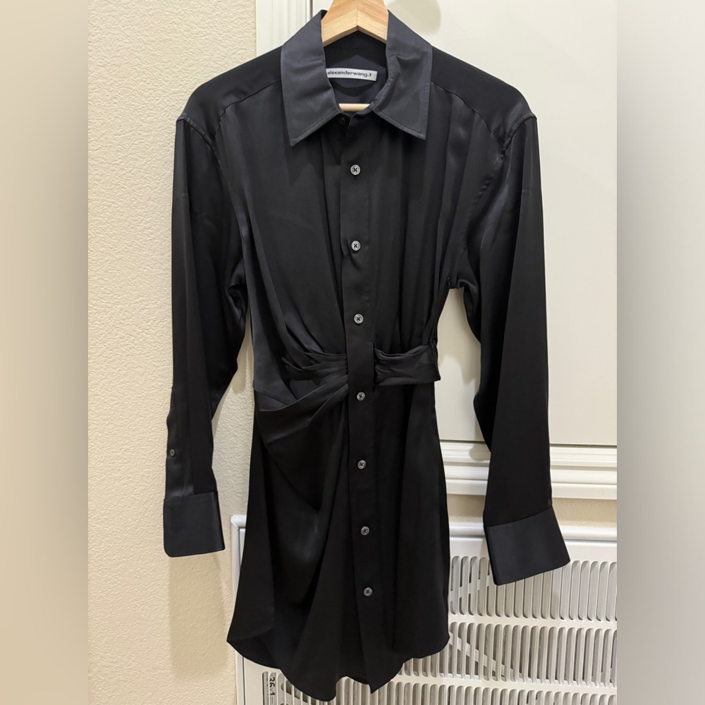Silk black dress